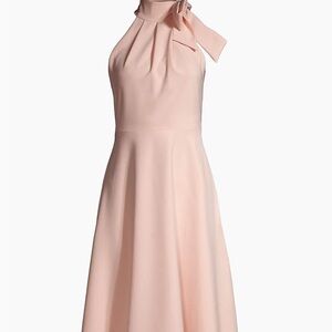 Black Halo Audrey Tie-Collar Dress